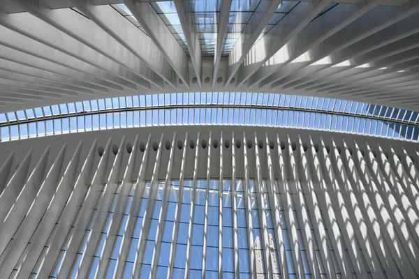 New York Giugno Oculus Del Westfield World Trade Center Transportation — Foto Stock