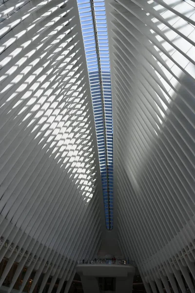 New York Giugno Oculus Del Westfield World Trade Center Transportation — Foto Stock