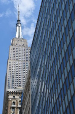 NEW YORK, NY - 3 Haziran 2022 'de görüldüğü üzere Manhattan, New York' taki Empire State Binası.