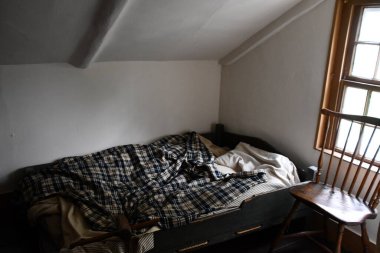 RIDGEFIELD, CT - 10 Temmuz 2021 'de Ridgefield, Connecticut' taki Keeler Taverna Müzesi ve Tarih Merkezi.