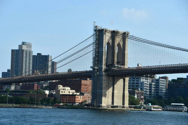 Brooklyn Bridge Nova York Eua — Fotografia de Stock