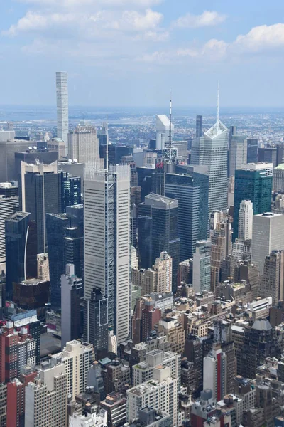New York Jun Aerial View New York City Edge Observation — Stock Photo, Image