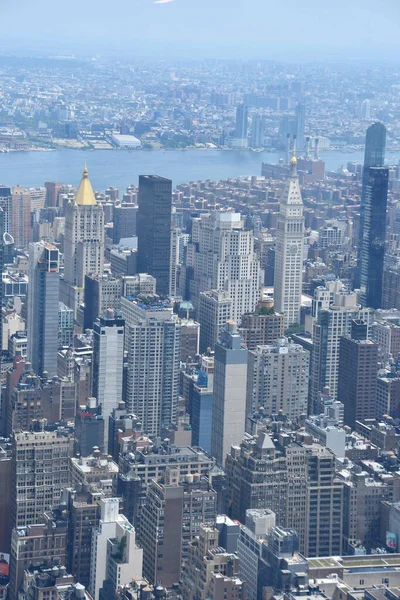 Nueva York Junio Vista Aérea Ciudad Nueva York Desde Plataforma — Foto de Stock