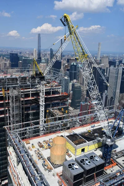 New York Jun New York Város Légi Kilátása Hudson Yards — Stock Fotó