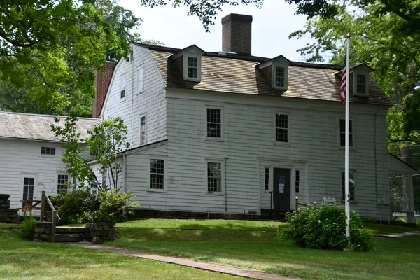 Ridgefield Jul Keeler Tavern Museum History Center Ridgefield Connecticut Seen — Stock Photo, Image