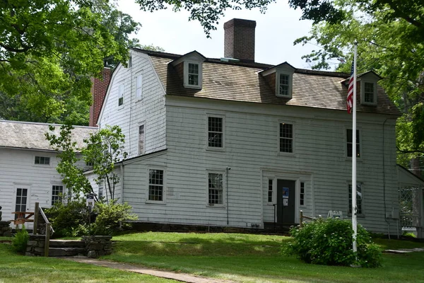 Ridgefield Jul Keeler Tavern Museum History Center Ridgefield Connecticut Gezien — Stockfoto