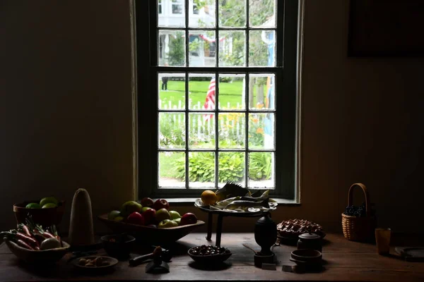 Ridgefield Jul Keeler Tavern Museum History Center Ridgefield 2021 — 스톡 사진