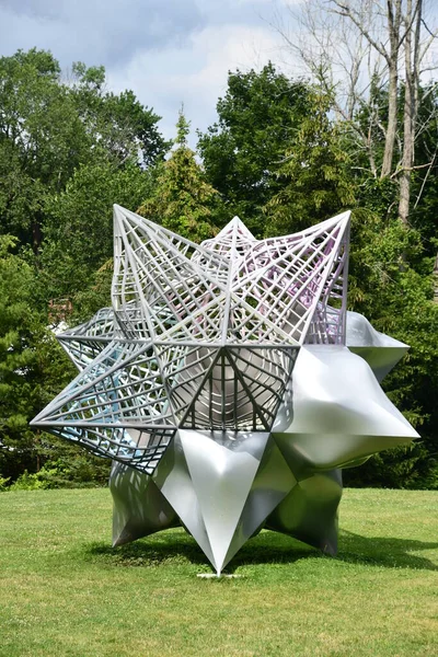 Ridgefield Jul Stars Survey Frank Stella Exhibition Aldrich Contemporary Art — Fotografia de Stock