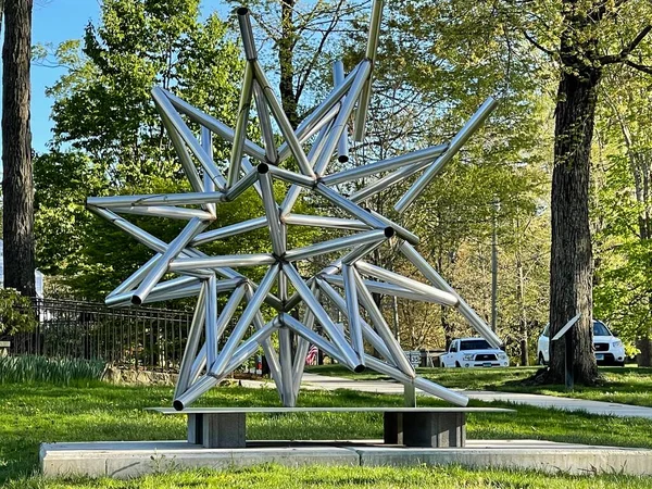 Ridgefield Jul Stars Survey Van Frank Stella Tentoonstelling Aldrich Contemporary — Stockfoto