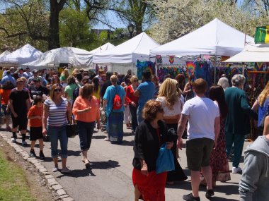albany, new york eyaleti yılında washington Park 2014 Lale Festivali