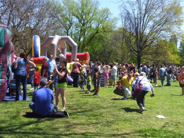 albany, new york eyaleti yılında washington Park 2014 Lale Festivali'nde Bahçesi