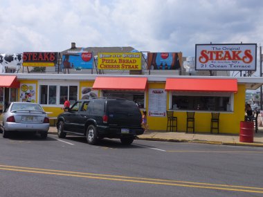 Seaside Heights New Jersey'deki Jersey sahilinde