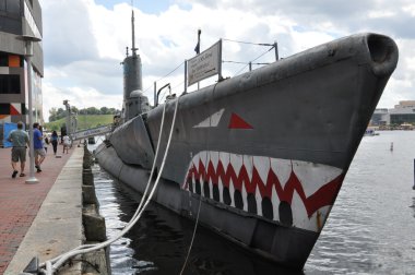 USS Torsk and National Aquarium at Baltimore clipart