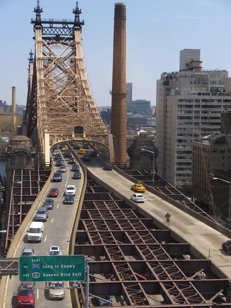 Mostu Queensboro w Nowym Jorku — Zdjęcie stockowe