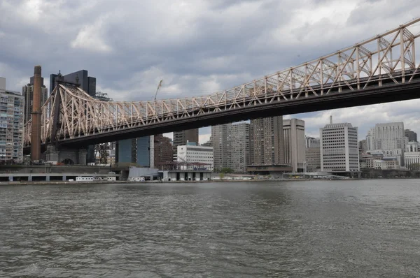 Queensboro bridge v new Yorku — Stock fotografie