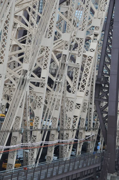 Queensboro bridge v new Yorku — Stock fotografie