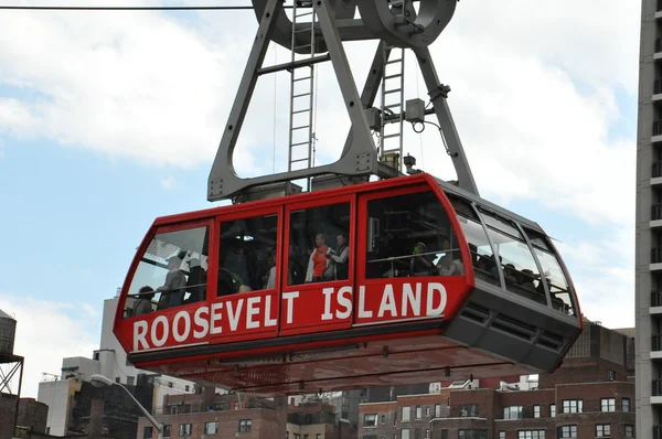 Roosevelt Adası teleferik new York'ta tramvay