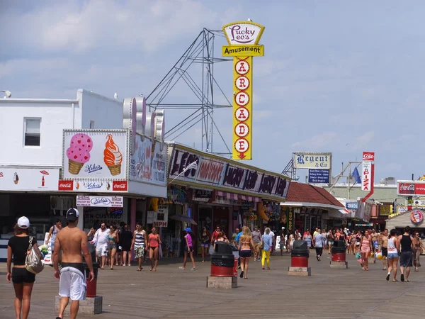 Seaside Heights w Jersey Shore w New Jersey — Zdjęcie stockowe