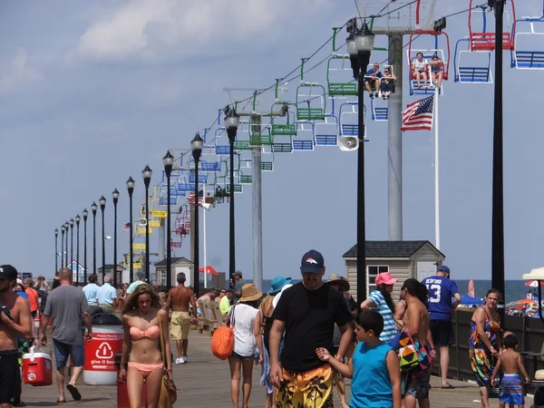 New Jersey'deki Jersey sahilinde denize yükseklikte Ride gökyüzü — Stok fotoğraf