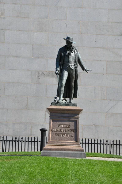 Bunker hill památník v Bostonu — Stock fotografie