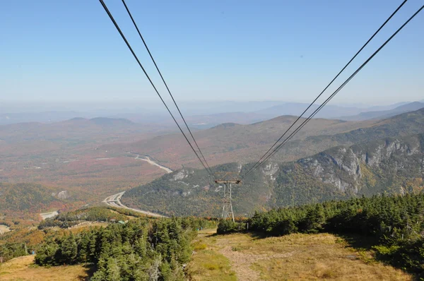 Fall Foliage view from Cannon Mountain in New Hampshire, USA — Stock Photo, Image