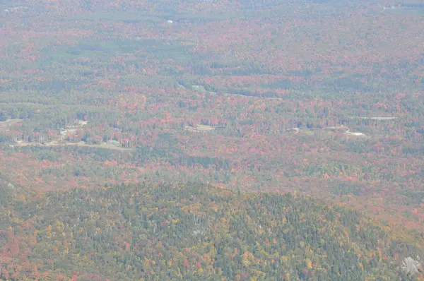 Fall Foliage vista de Cannon Mountain em New Hampshire, EUA — Fotografia de Stock