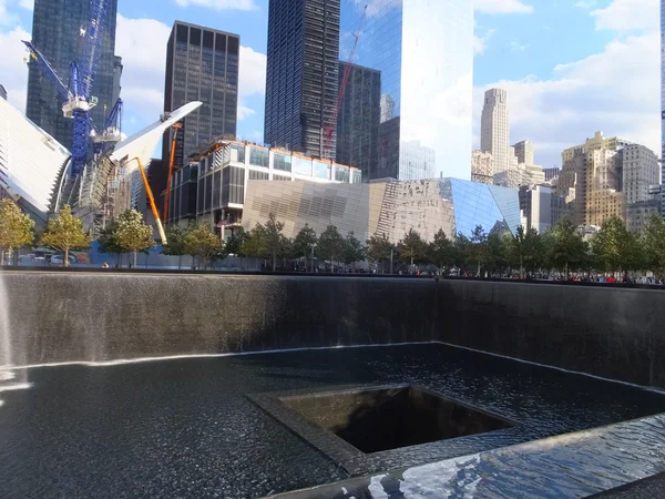 A World Trade Center Ground Zero-New York City Memorial — Stock Fotó