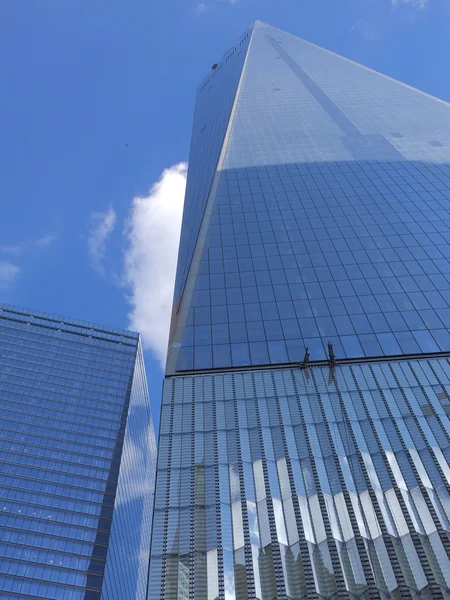 Ένα παγκόσμιο κέντρο εμπορίου (ελευθερία Πύργος) στο Μανχάταν, Νέα Υόρκη — Φωτογραφία Αρχείου