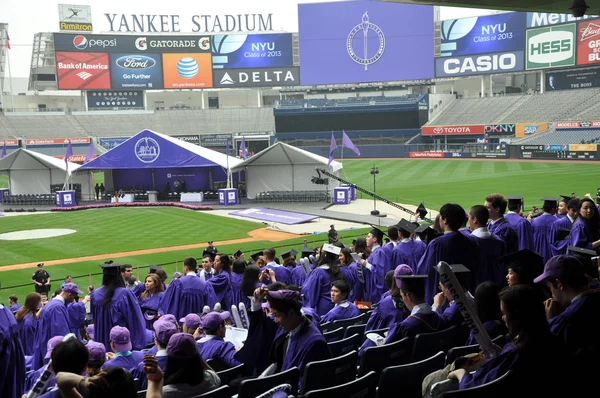 New York University (NYU) 181st Commencement Ceremony — Stock Photo, Image