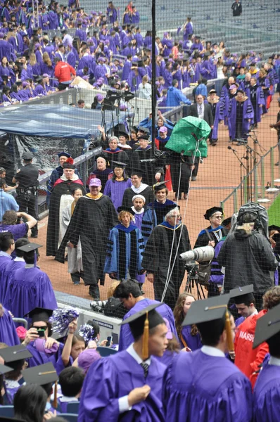 New York University (NYU) 181st Commencement Ceremony — Stock Photo, Image