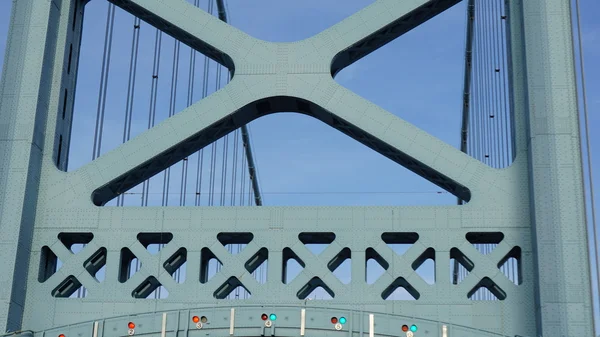 Pont Benjamin Franklin à Philadelphie — Photo