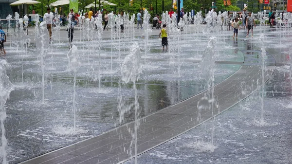 Dilworth Park Fountain in Philadelphia — Stock Photo, Image