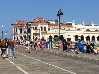Okyanus şehir boardwalk