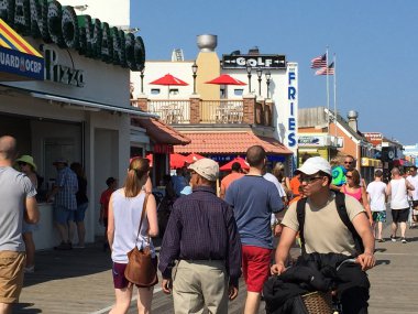 Okyanus şehir boardwalk
