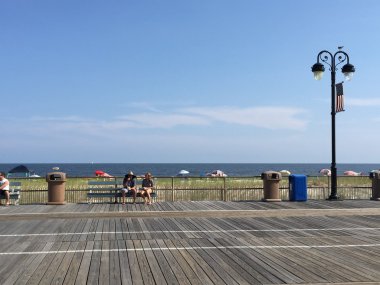Okyanus şehir boardwalk