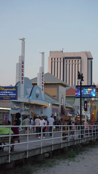 Atlantic city boardwalk w new jersey — Zdjęcie stockowe