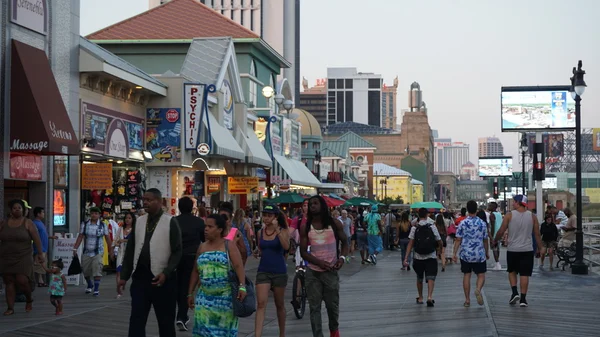 Atlantic City Boardwalk nel New Jersey — Foto Stock