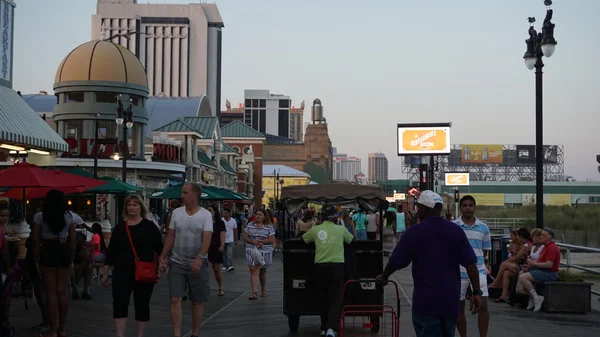 Atlantic City Boardwalk in New Jersey — Stock Photo, Image