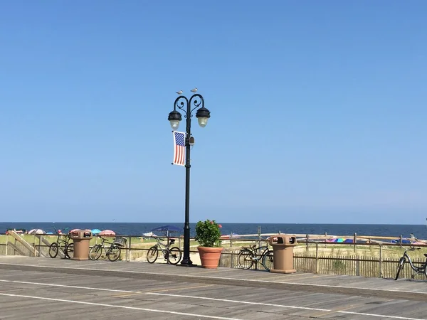 Okyanus şehir boardwalk — Stok fotoğraf