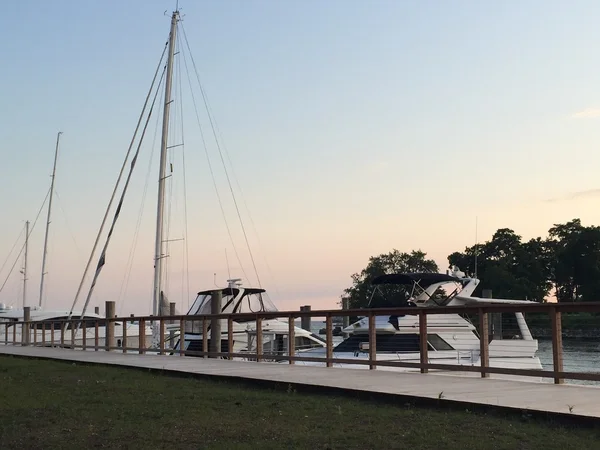 Der Hafen von Stamford in Connecticut — Stockfoto