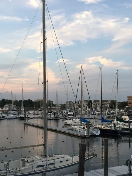 Harbor Stamford w stanie Connecticut — Zdjęcie stockowe