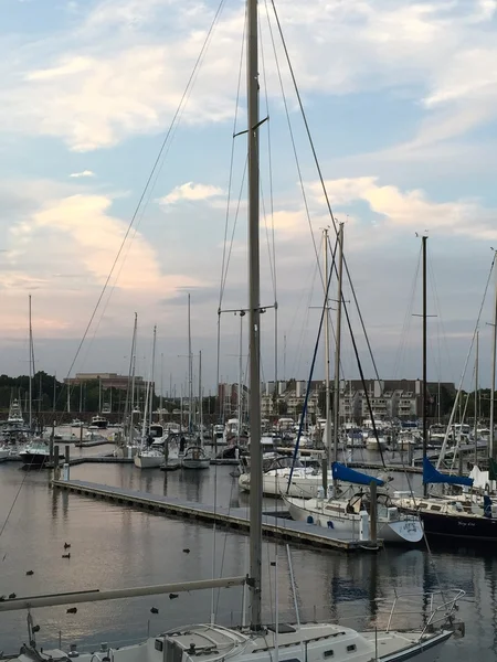 Harbor Stamford w stanie Connecticut — Zdjęcie stockowe