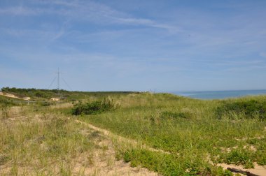 Marconi istasyonu Massachusetts Cape Cod üzerinde görünümü