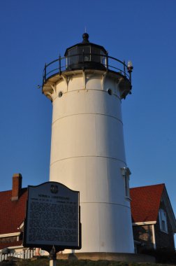 Nobska deniz feneri Cape Cod üzerinde Woods Hole