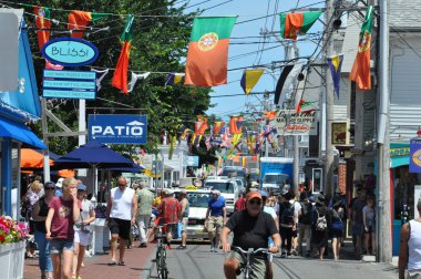 Provincetown, Massachusetts Cape Cod ticari sokak