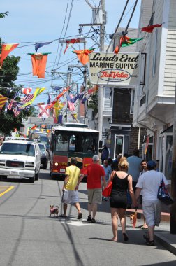 Provincetown, Massachusetts Cape Cod ticari sokak