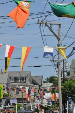 Provincetown, Massachusetts Cape Cod ticari sokak