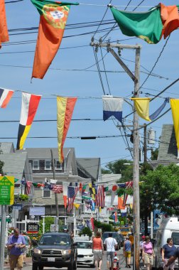 Provincetown, Massachusetts Cape Cod ticari sokak