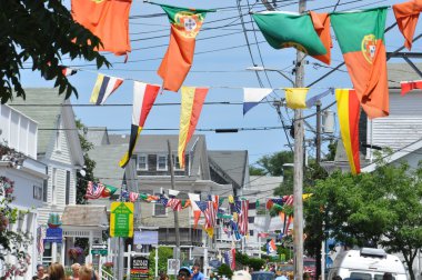 Provincetown, Massachusetts Cape Cod ticari sokak