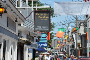 Provincetown, Massachusetts Cape Cod ticari sokak